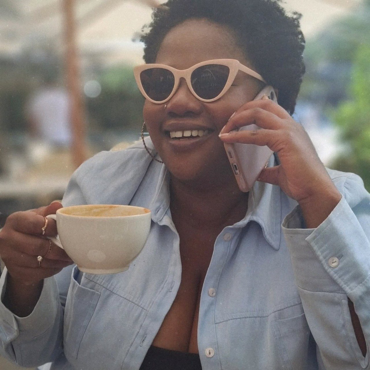 Gugu, the co-owner and social media marketing wiz.